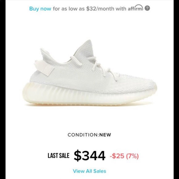 Yeezy boost 350 triple white NWT NEVER USED - Picture 6 of 6